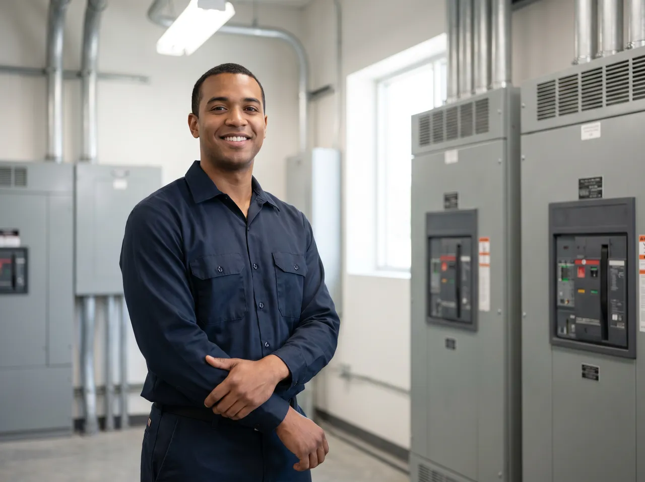 Alunos do curso de Eletrotécnica